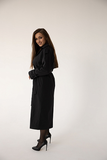 4 Плащ женский 1826 (черный)