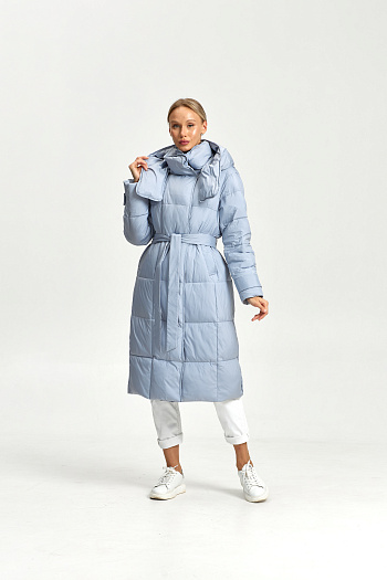6 Куртка женская зимняя 26003 (голубой)