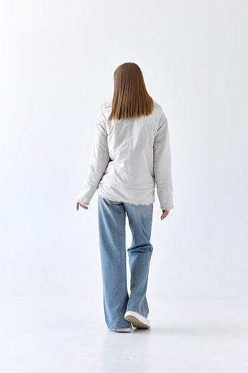 3 Куртка женская демисезонная 24000 (айвори)