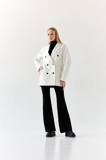 2 Пальто женское демисезонное 26200 (белый)