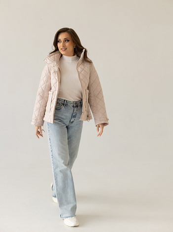 3 Куртка женская демисезонная 24835 (нежно-розовый)