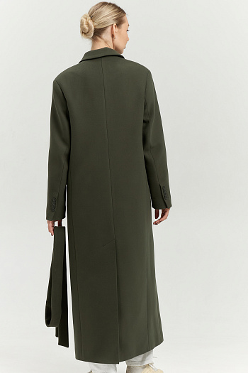 2 Пальто женское демисезонное 26830 (хаки)