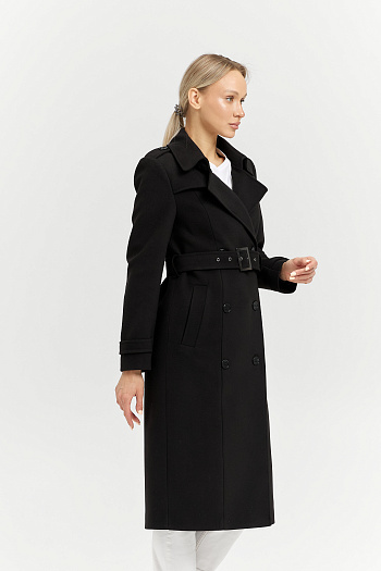 6 Пальто женское демисезонное 25797 (черный)