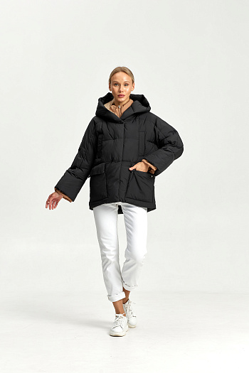 5 Куртка женская зимняя 26005 (черный)