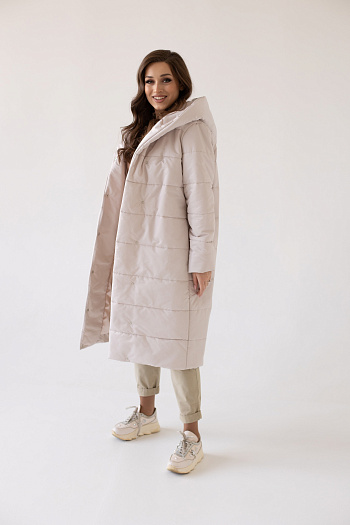 4 Куртка женская демисезонная 22910 (бежевый)