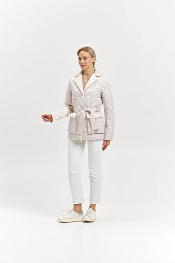 3 Куртка женская демисезонная 26230/б (айвори)