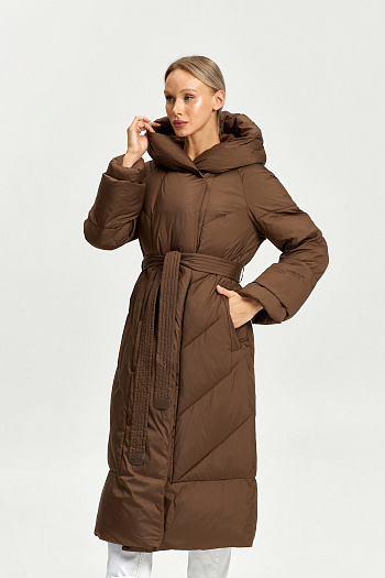 6 Куртка женская зимняя 26004 (коричневый)