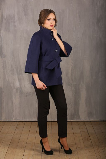 4 Пальто 15101-741  (темн.синий) 