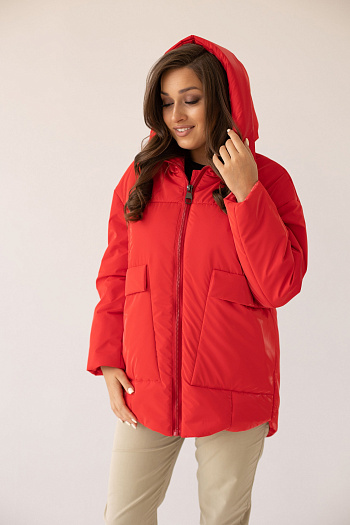 2 Куртка женская зимняя 23500 (red)