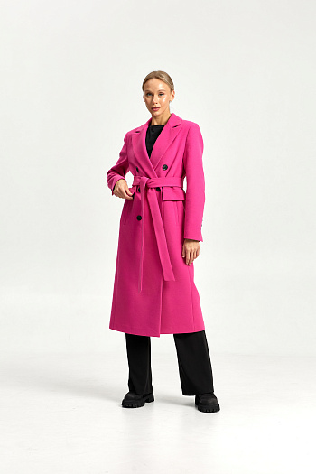 5 Пальто женское демисезонное 26870 (розовый)