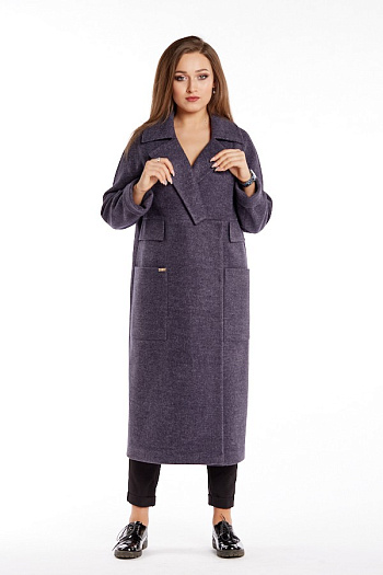 2 Пальто 20280  (темно-серый) 