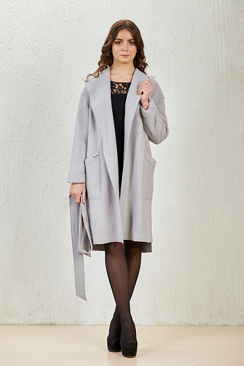 3 Пальто 19110 (серый/тонкая варенка)