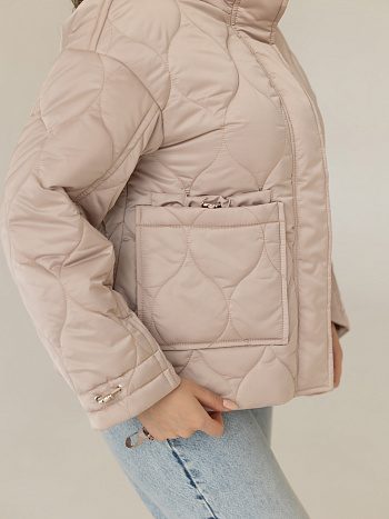 9 Куртка женская демисезонная 24835-00 (латте)