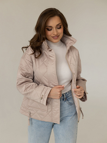 5 Куртка женская демисезонная 24835 (латте)