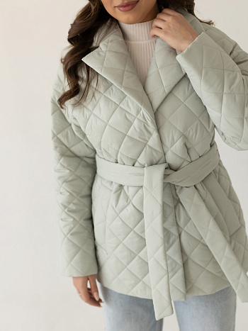 4 Куртка женская демисезонная 24935 (олива)