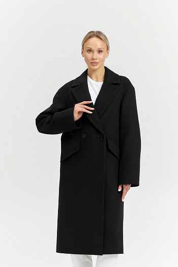 9 Пальто женское демисезонное 24710 (черный)