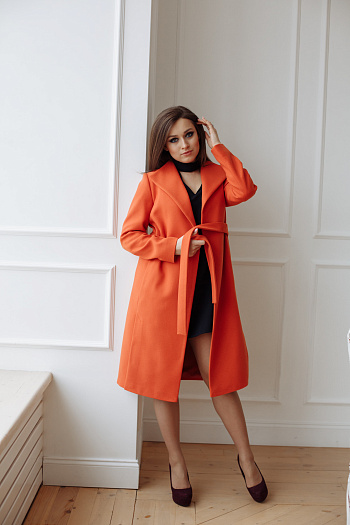 5 Пальто 20960  (охра) 