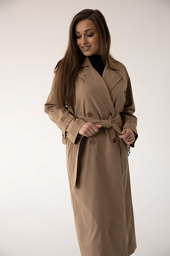 2 Плащ женский 1828 (кэмел)