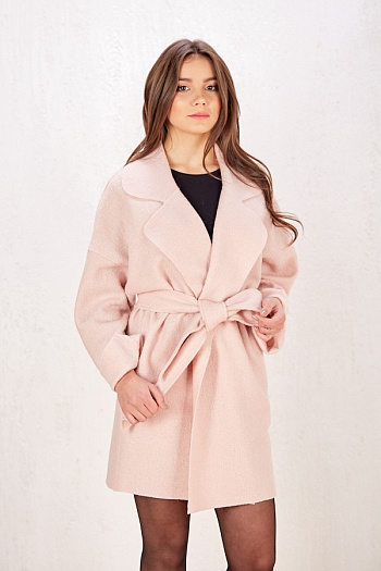 2 Пальто 19109 (персик)