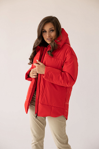 2 Куртка женская зимняя 23500 (red)