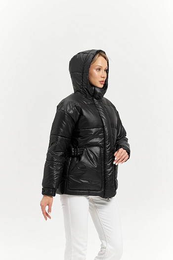 12 Куртка женская зимняя 25404 (черный)