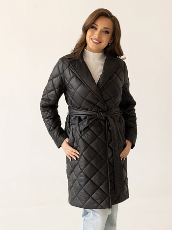 2 Куртка женская демисезонная 24830 (черный)