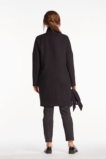 3 Пальто 19101/пояс  (черный) 