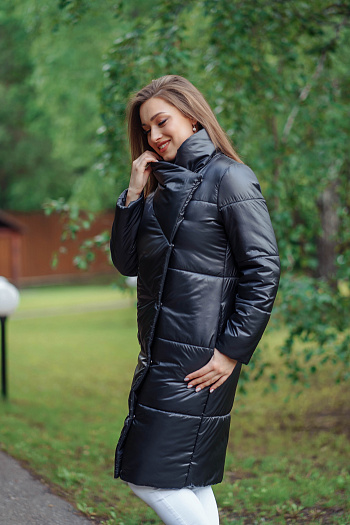 6 Куртка женская демисезонная 22320  (черный) 
