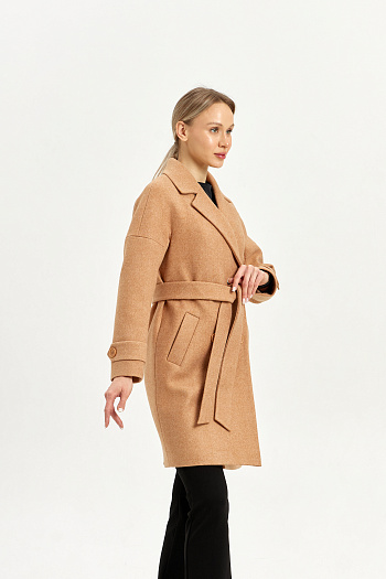 6 Пальто женское демисезонное 22970 (золото)