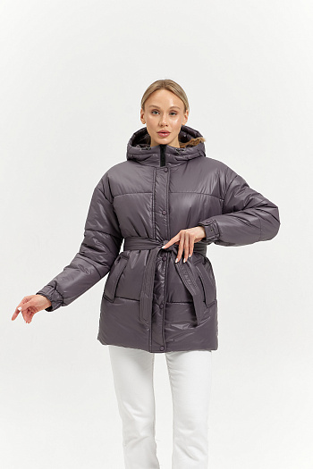 12 Куртка женская зимняя 25444 (лиловый)