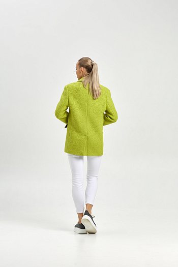 4 Пальто женское демисезонное 27100 лайм