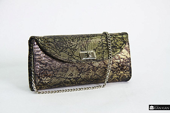 2 Клатч 200-3 Золотой 