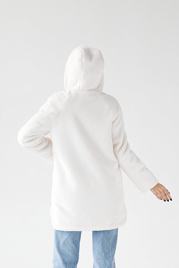 5 Шубка утеплённая 25552-11 (белый)