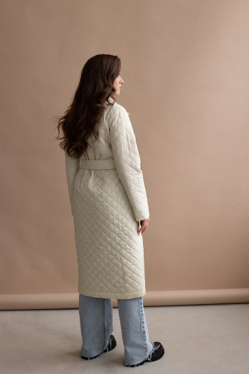 2 Куртка женская демисезонная 22810 (светло-желтый)