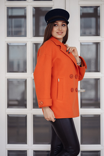 2 Пальто 20780  (охра) 