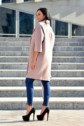 4 Пальто 18225  (латте) 