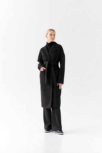 2 Пальто женское демисезонное 25550 (черный)