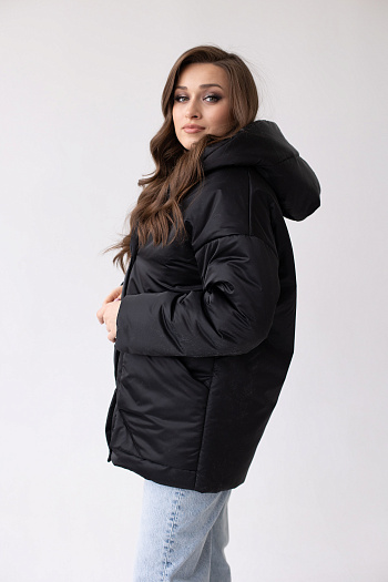 3 Куртка женская демисезонная 23260 (черный 3)