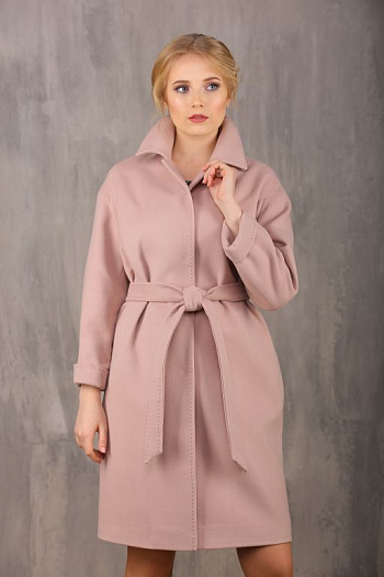 2 Пальто 18570  (кофе/роза) 