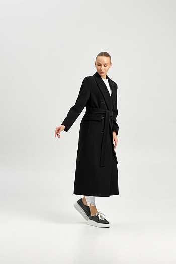 5 Пальто женское демисезонное 26326 (черный)