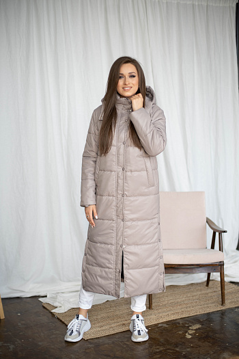 2 Куртка женская демисезонная 22650  (какао) 