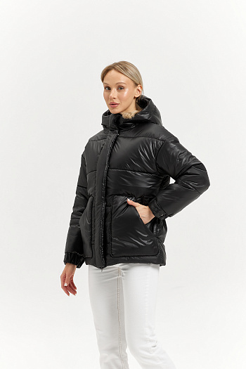 8 Куртка женская зимняя 25404 (черный)