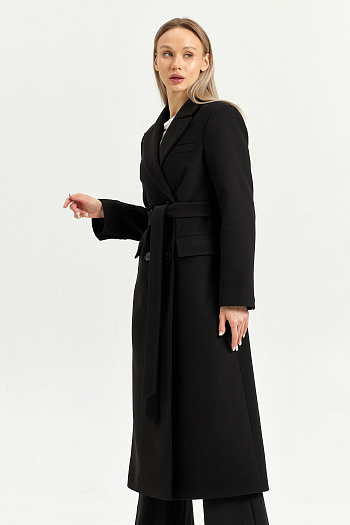 7 Пальто женское демисезонное 26895 (черный)