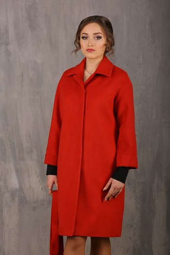 2 Пальто 18570  (красный) 