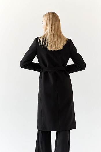 3 Пальто женское демисезонное 26117 (черный)