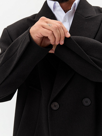 6 Пальто мужское 2703-03 (черный)