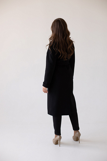 4 Пальто женское демисезонное 22555 (черный)