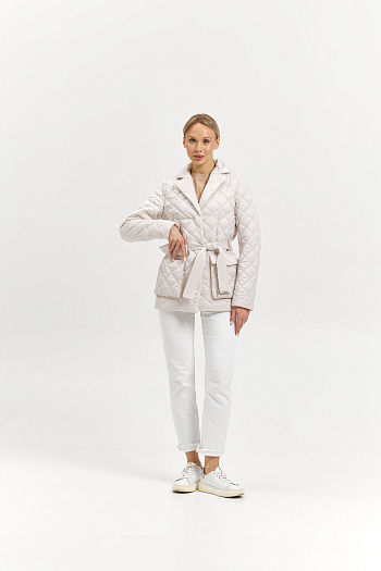 7 Куртка женская демисезонная 26230/б (айвори)