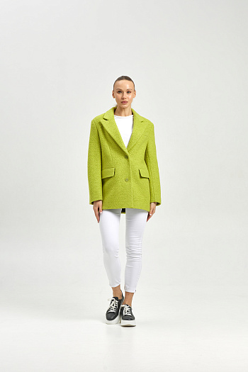 2 Пальто женское демисезонное 27100 лайм