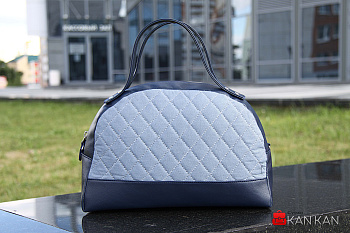 2 Сумка S0015 Голуб.+синий